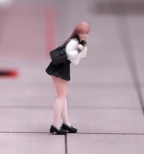 Load image into Gallery viewer, 1:64 Painted Figure Model Miniature Resin Diorama Toy Sand Uniform Girl Pretty
