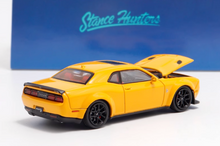 Load image into Gallery viewer, SH 1:64 Yellow Challenger SRT Hellcat Muscle Sport Model Diecast Metal Car New Collection
