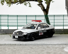 Load image into Gallery viewer, 1:64 Furuya Police Impreza WRX STI IX 9 GD Sedan Model Diecast Metal Car BN
