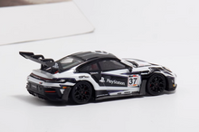 Load image into Gallery viewer, Aurora 1:64 Black 992 GT3 RS #37 Racing Sports Model Diecast Metal Car New Collection
