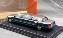 Load image into Gallery viewer, GCD 1:64 Gold Green Stretch Limousine Continental Model Diecast Metal CarNew
