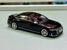 Load image into Gallery viewer, JKM 1:64 Black S8 L D5 Luxury Sedan Sports Model Diecast Metal Car New Collection
