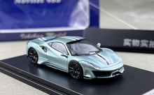 Load image into Gallery viewer, SH 1:64 Light Green 488 Pista Novitec Sports Model Diecast Metal Car New Collection
