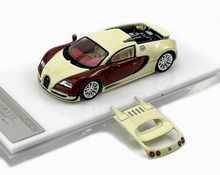 Load image into Gallery viewer, Mortal 1:64 Yellow Red 2010 Veyron Super Sports Model Diecast Metal Car New Collection
