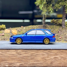 Load image into Gallery viewer, MH 1:64 Blue Carbon Impreza Wagon WRX STi Sports Model Diecast Metal Car New Collection
