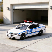 Load image into Gallery viewer, 596 1:64 White State Police Impala Sedan Sports Model Diecast Metal Car New Collection
