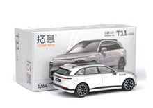 Load image into Gallery viewer, XCARTOYS 1:64 Silver Xpeng G9 EV Electric Vehicle SUV Model Diecast Metal Car
