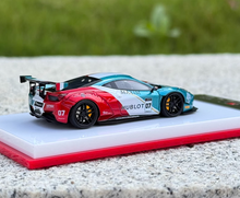 Load image into Gallery viewer, Scalemini 1:64 458 hublot 07# LBWK Racing Sports Model Diecast Resin Car New
