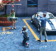 Load image into Gallery viewer, 1:64 Painted Figure Mini Model Miniature Resin Diorama Shooting Star Camera Man

