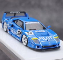 Load image into Gallery viewer, MY64 1:64 Blue #34 F40 LM Classic Racing Sports Model Diecast Resin Car New Collection
