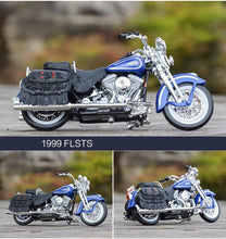 Load image into Gallery viewer, Maisto 1:18 1999 FLSTS Heritage Softail Springer Model Metal Motorcycle
