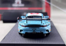 Load image into Gallery viewer, SR 1:64 Baby Blue 911 GT3 R #25 Racing Sports Model Diecast Metal Car New Collection
