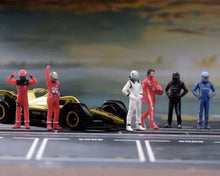 Load image into Gallery viewer, 1:64 Painted Figure Model Miniature Resin Diorama Toy Sand Racing Driver Racer
