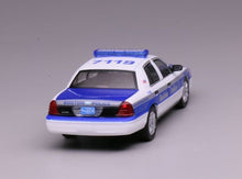 Load image into Gallery viewer, 1:64 596 Blue Boston Police Crown Victoria CV Model Diecast Metal Car New Collection

