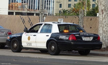 Load image into Gallery viewer, Rollin 1:64 SDPD San Diego Police CV CROWN VICTORIA Model Diecast Metal Car
