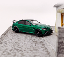 Load image into Gallery viewer, BBR 1:64 Green Romeo Giulia GTAm Spoiler Sports Diecast Model Metal Car New
