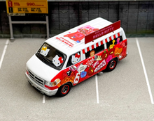 Load image into Gallery viewer, Tarmac 1:64 Kitty Dodge Van Food Truck Sports Model Diecast Metal Car New Collection
