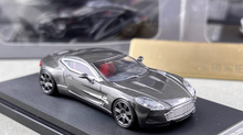 Load image into Gallery viewer, MJ 1:64 Grey One-77 V12 Coupe Super Racing Sports Model Diecast Metal Car New Collection
