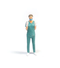 Load image into Gallery viewer, 1:64 Painted Figure Mini Model Miniature Resin Diorama Doctor Nurse Preparing
