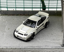 Load image into Gallery viewer, MT 1:64 Pearl White Silvia S13 180SX Rocket Bunny Model Diecast Metal Car New Collection
