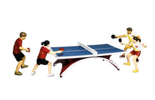 Load image into Gallery viewer, 1:64 Painted Figure Mini Model Miniature Resin Diorama Pingpong Table tennis Set
