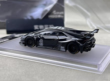 Load image into Gallery viewer, King 1:64 Black Huracan GT Widebody Sports Model Diecast Metal Car New Collection
