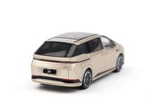 Load image into Gallery viewer, XCARTOYS 1:64 Gold Xpeng X9 EV MPV Van Sports Model Diecast Metal Car New Collection
