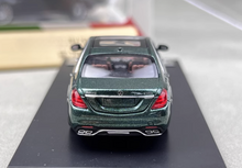 Load image into Gallery viewer, King 1:64 Green S65L AMG W222 V12 Sedan Sports Model Diecast Metal Car New Collection
