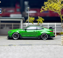 Load image into Gallery viewer, SW 1:64 Green M4 ADRO BODY KIT Coupe Sports Model Diecast Metal Car New Collection
