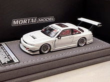Load image into Gallery viewer, Mortal 1:64 White Silvia S14 GT Spec V2 Seiji Sports Model Diecast Metal Car
