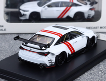 Load image into Gallery viewer, LMF 1:64 White Avalon Widebody GT Sports Model Diecast Metal Car New Collection
