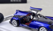 Load image into Gallery viewer, DK 1:64 Blue Huayra BC Sports Open Model Diecast Metal Car New Collection
