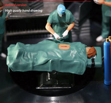 Load image into Gallery viewer, 1:64 Painted Figure Mini Model Miniature Resin Diorama Operating Doctors Patient

