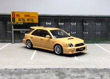 Load image into Gallery viewer, 1:64 Furuya HEC Yellow Impreza WRX STI VII 7 Wagon Model Diecast Metal Car
