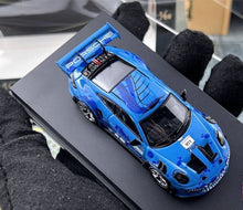 Load image into Gallery viewer, EM 1:64 Blue Shark 911 GT3 RS Sports Model Diecast Metal Car New Collection
