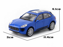 Load image into Gallery viewer, WELLY 1:36 Blue Macan Turbo SUV Sports Model Diecast Toy Metal Car BN
