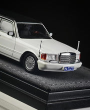 Load image into Gallery viewer, MZS 1:64 HEC White W126 1000Sel  Luxury Limousine Model Diecast Metal Car New Collection
