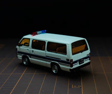 Load image into Gallery viewer, Masdi 1:64 White Police Hiace H50 Mini Van Sports Model Diecast Metal Car New Collection
