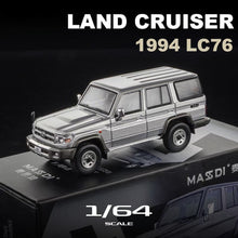 Load image into Gallery viewer, Masdi 1:64 1994 Land Cruiser LC76 ORV SUV Sports Model Diecast Metal Car New Collection
