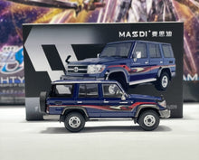 Load image into Gallery viewer, Masdi 1:64 Blue Land Cruiser LC76 ORV SUV Sports Model Diecast Metal Car New Collection

