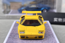 Load image into Gallery viewer, FY 1:64 Yellow Countach LP5000 QV Racing Sports Model Diecast Metal Car New Collection
