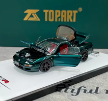 Load image into Gallery viewer, Topart 1:64 Dark Green NSX NA1 R TMCS Sports Open Model Diecast Metal Car New Collection
