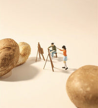 Load image into Gallery viewer, 1:64 Painted Figure Model Miniature Resin Diorama Sand Artists Painting Painter
