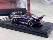 Load image into Gallery viewer, MH 1:64 Purple RWB 993 Widebody Engine Sports Model Diecast Metal Car New Collection
