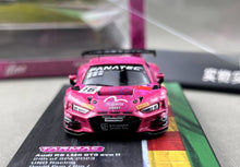Load image into Gallery viewer, Tarmac 1:64 Pink R8 LMS GT3 EVO II #16 Sports Model Diecast Metal Car Box New Collection
