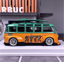 Load image into Gallery viewer, LMLF 1:64 VW T1 RWB Van Bus Camper Kombi Turtles Model Diecast Metal Car New Collect

