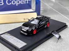 Load image into Gallery viewer, SH 1:64 Black LBWK Copen GTR Convertible Sports Model Diecast Metal K Car New
