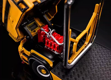 Load image into Gallery viewer, Revive 1:64 Yellow Scania R Tractor Unit Truck Model Diecast Metal Car New
