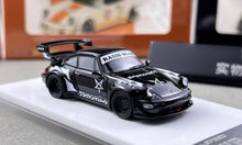Load image into Gallery viewer, FS 1:64 Black RWB 964 Classic Sports Model Diecast Metal Car New Collection
