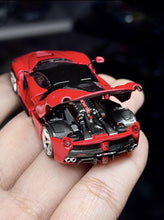 Load image into Gallery viewer, 1:64 GLAMCRAFT Red Lafeerrari Racing Sports Open Model Diecast Metal Car New Collection
